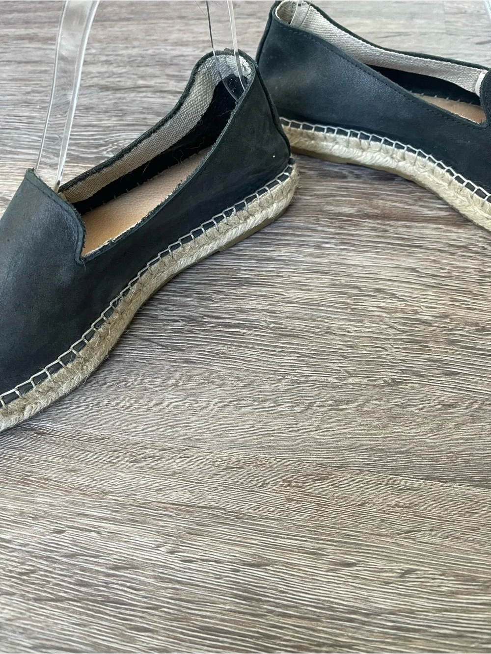 Free People | Black Laurel Canyon Flat Espadrille Loafer Sandals Size 37